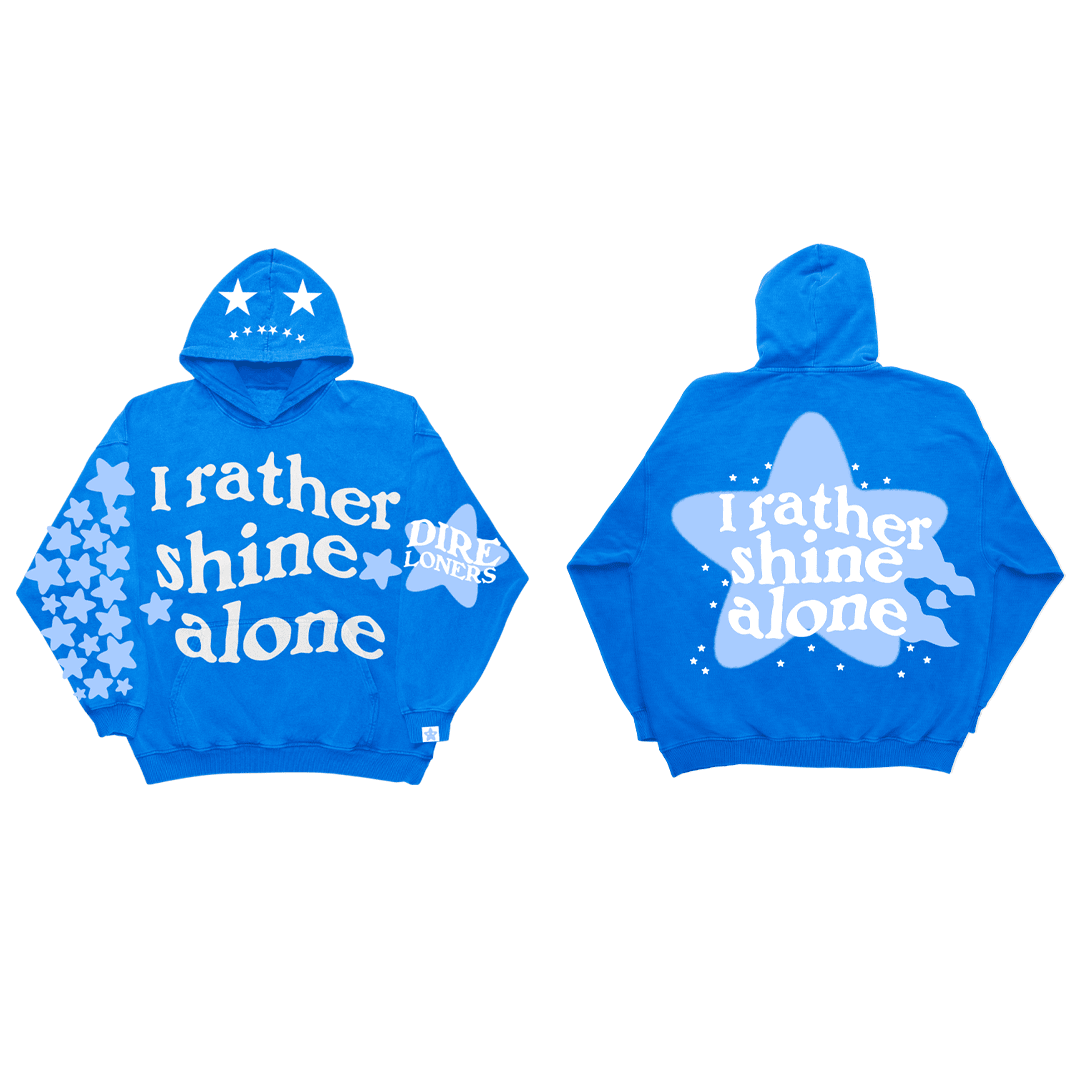 Rather shine Alone hoodie