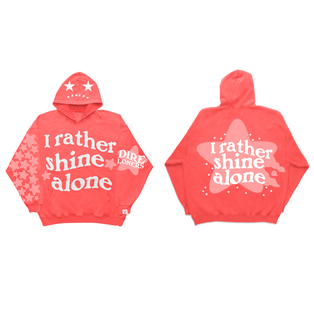 Rather shine Alone hoodie