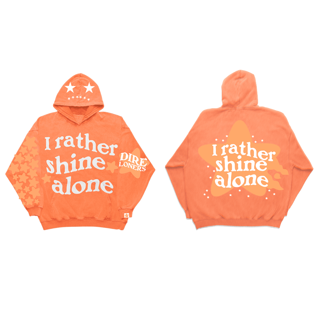 Rather shine Alone hoodie