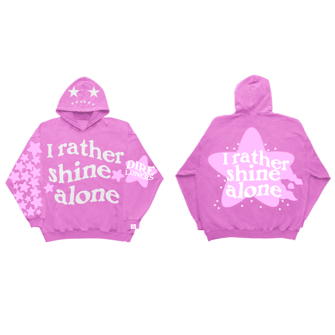 Rather shine Alone hoodie