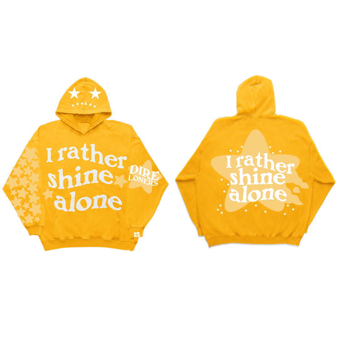 Rather shine Alone hoodie