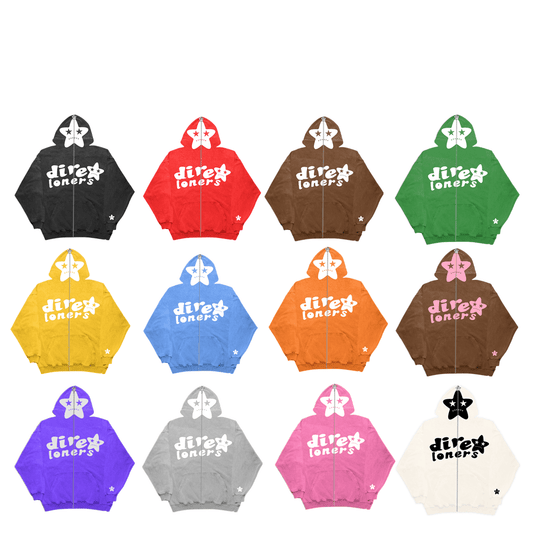 DireLoners Full Zip-Hoodie